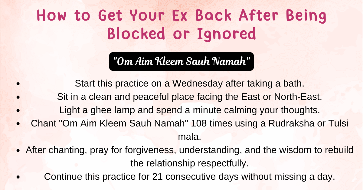 How to Get Your Ex Back After Being Blocked or Ignored